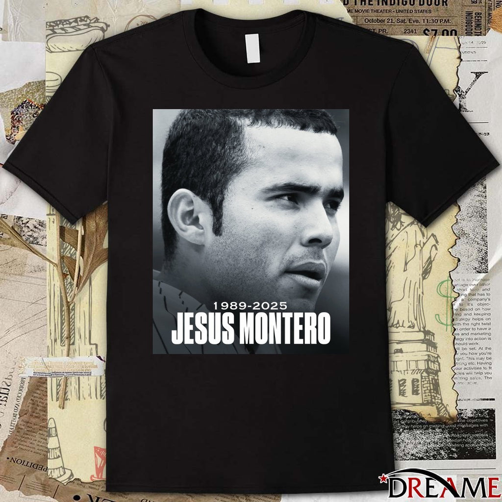 Rest In Peace Jesus Montero 1989 – 2025 The Yankee Report Poster t-shirt