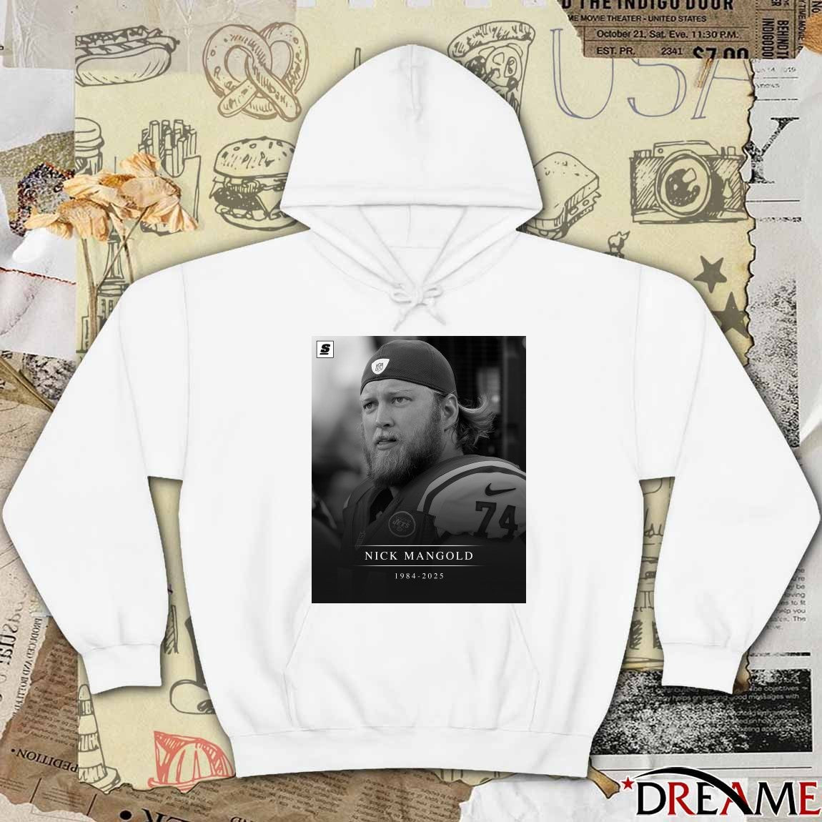 Rest In Peace Jets Legend Center Nick Mangold Has Passed Away 1984 – 2025 Poster t-shirt