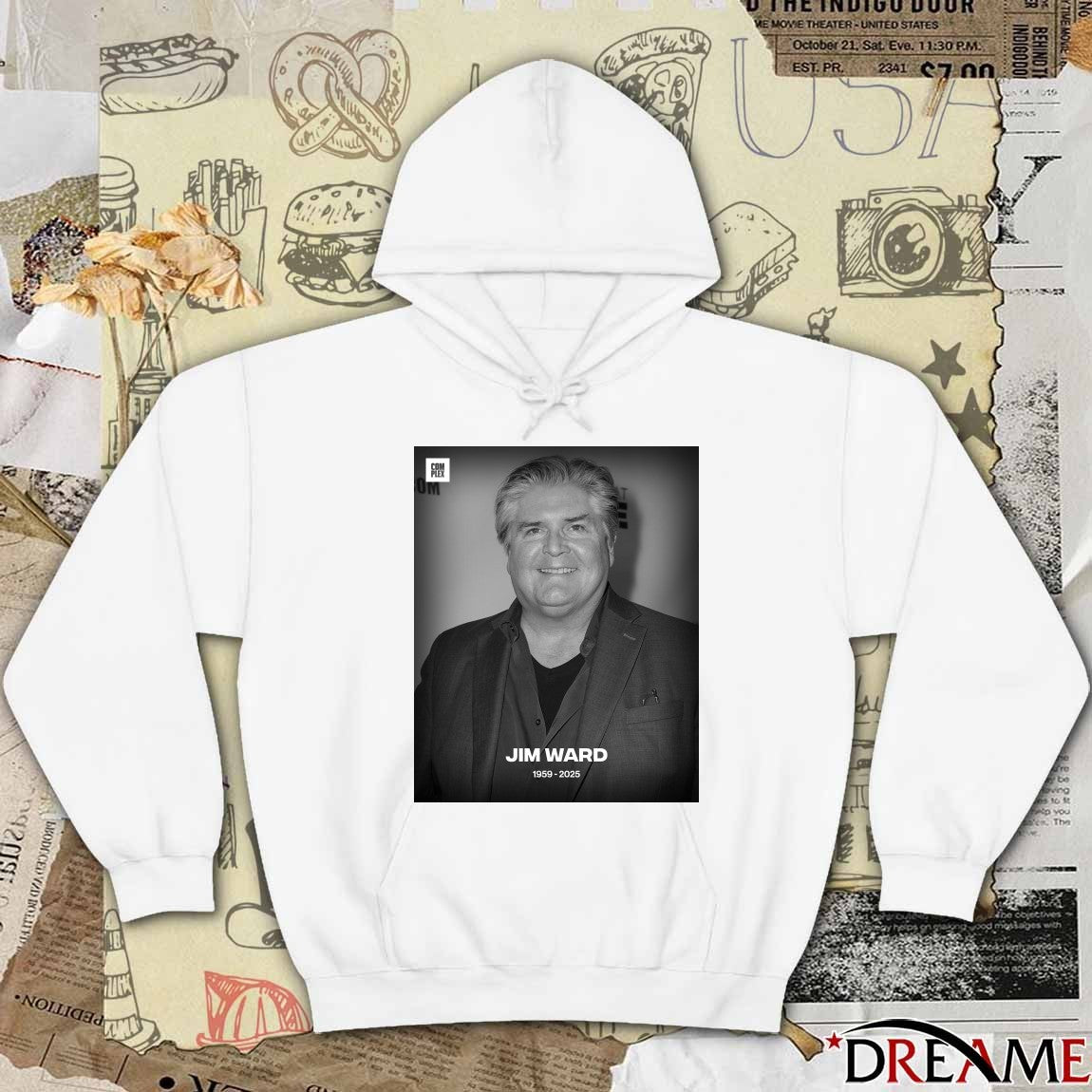 Rest In Peace Jim Ward 1959 – 2025 Poster t-shirt