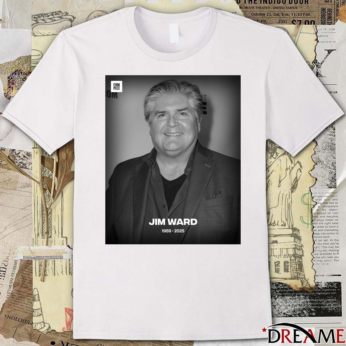 Rest In Peace Jim Ward 1959 – 2025 Poster t-shirt
