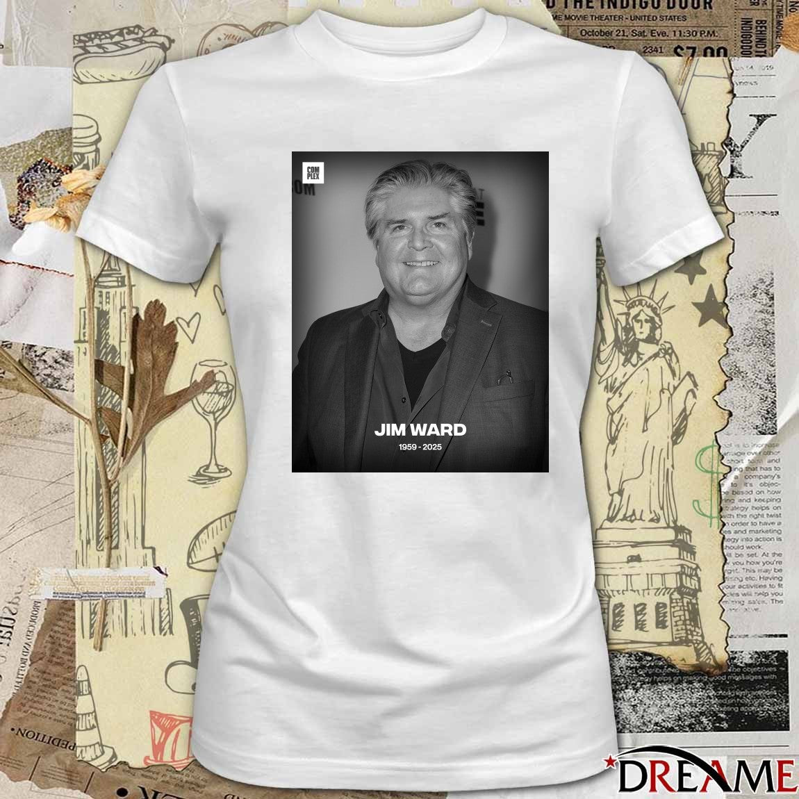 Rest In Peace Jim Ward 1959 – 2025 Poster t-shirt