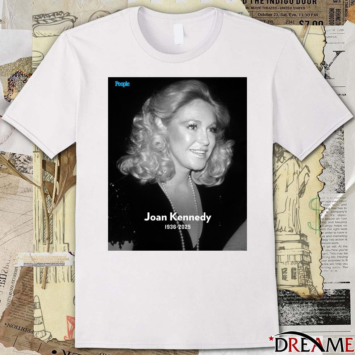 Rest In Peace Joan Bennett Kennedy 1936 – 2025 People Poster t-shirt