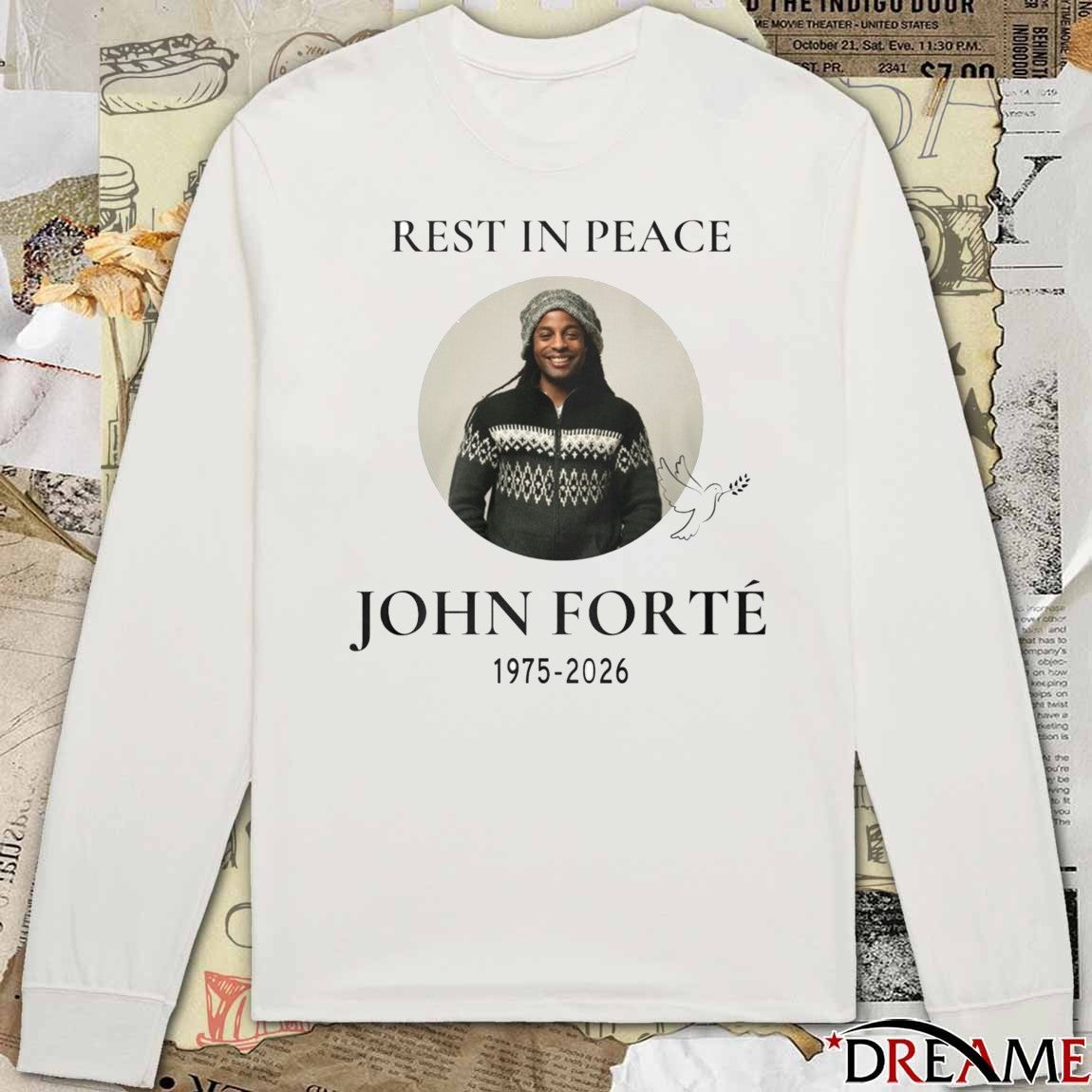 Rest In Peace John Forte 1975-2026 t-shirt