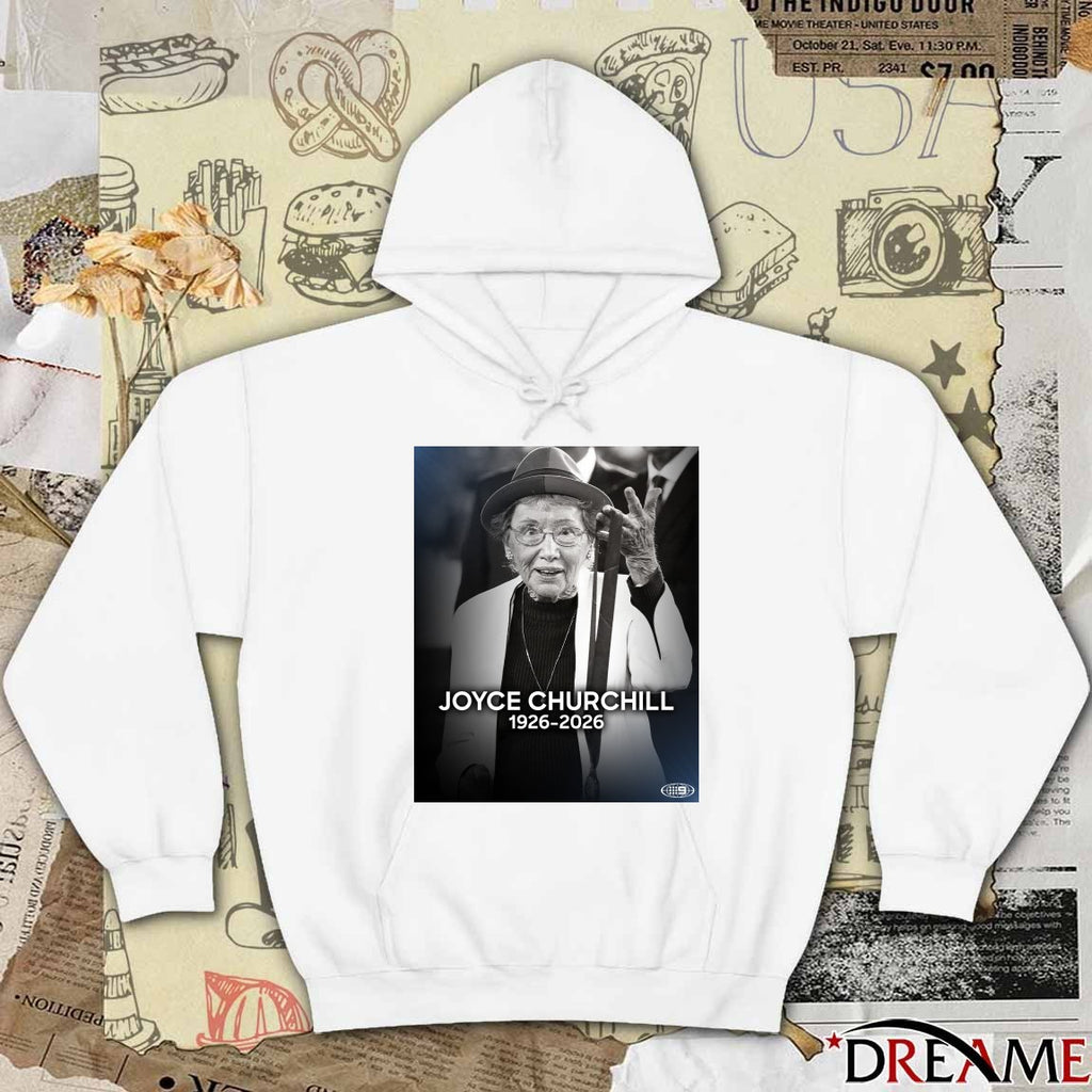 Rest In Peace Joyce Churchill 1926 – 2026 NRL on Nine Poster t-shirt