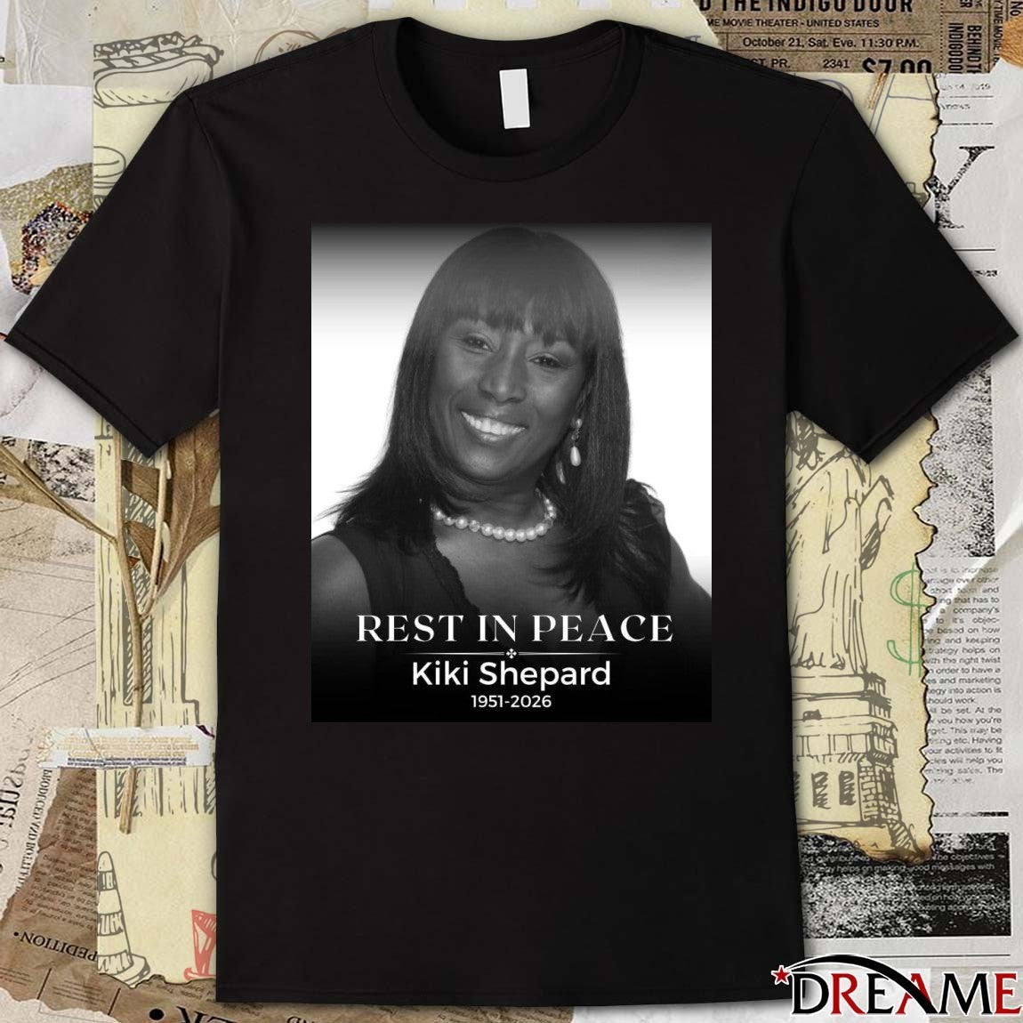 Rest In Peace Kiki Shepard 1951 – 2026 t-shirt