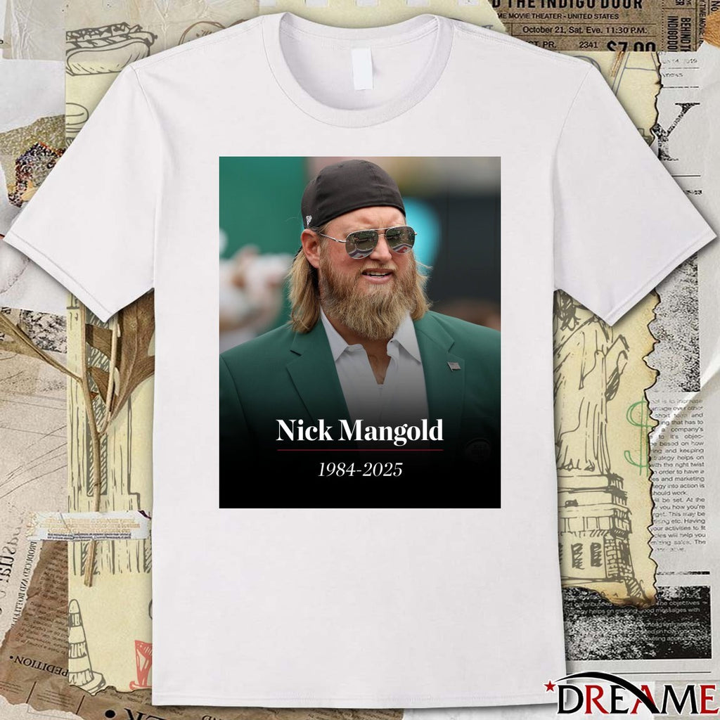 Rest In Peace Legend Nick Mangold 1984 – 2025 Sports Illustrated Poster t-shirt