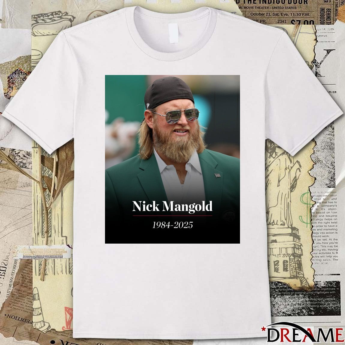 Rest In Peace Legend Nick Mangold 1984 – 2025 Sports Illustrated Poster t-shirt