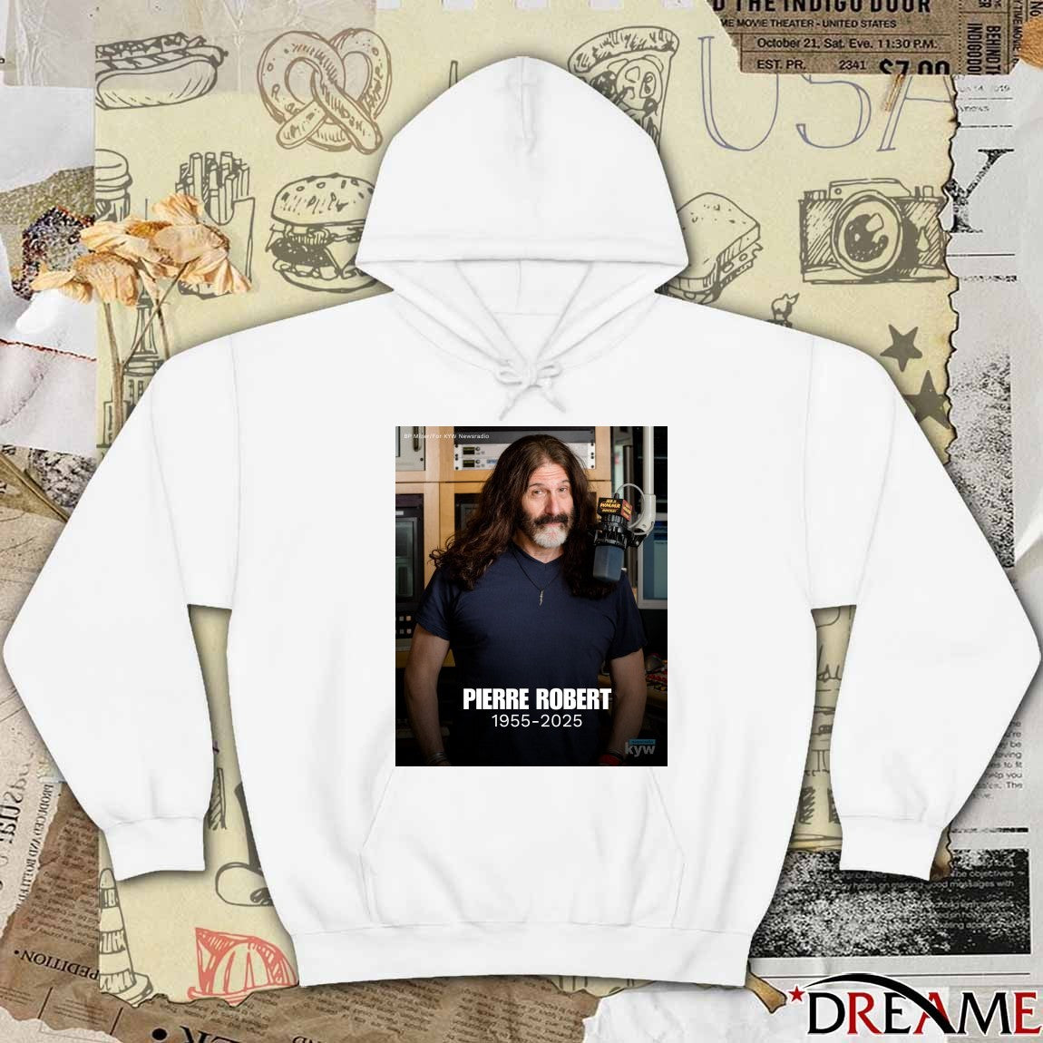 Rest In Peace Legendary Philadelphia Pierre Robert 1955 – 2025 Poster t-shirt