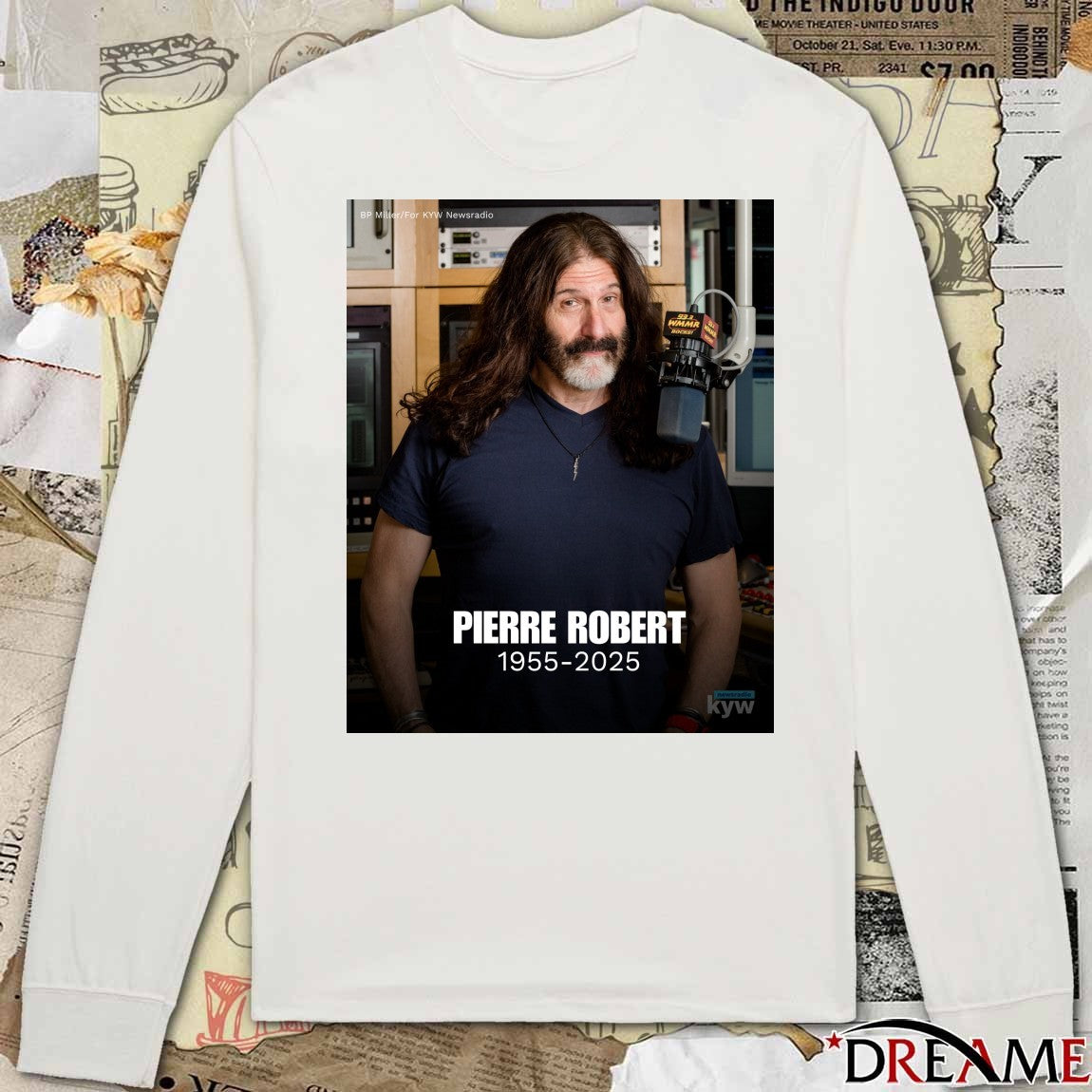 Rest In Peace Legendary Philadelphia Pierre Robert 1955 – 2025 Poster t-shirt