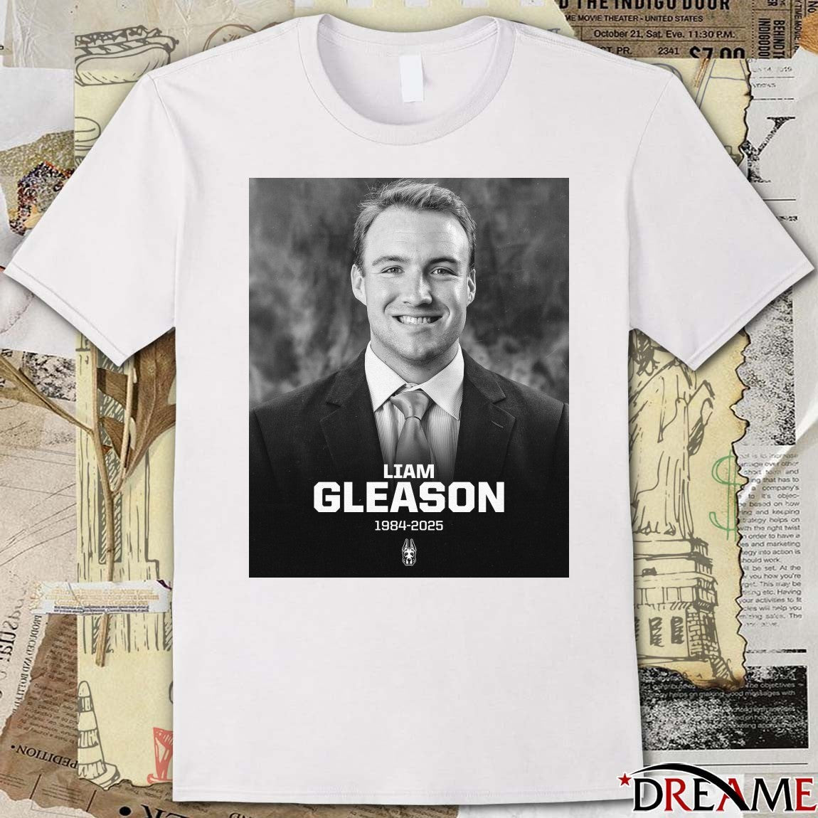 Rest In Peace Liam Gleason 1984 – 2025 UAlbany Men’s Lacrosse Poster t-shirt