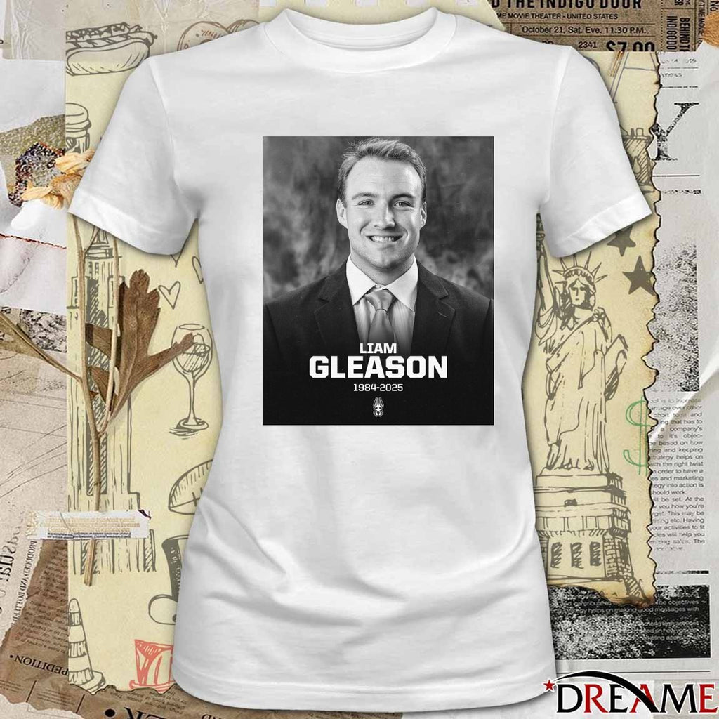 Rest In Peace Liam Gleason 1984 – 2025 UAlbany Men’s Lacrosse Poster t-shirt