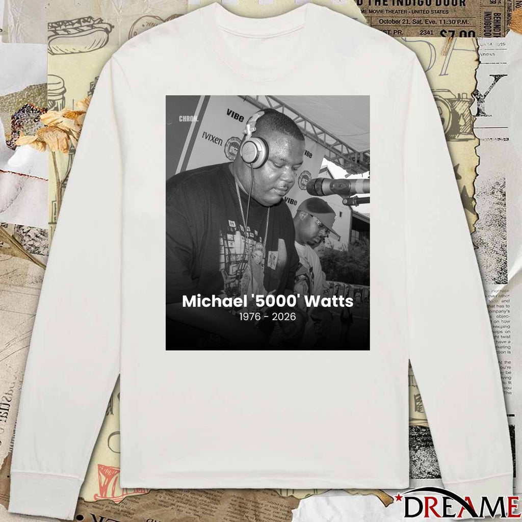 Rest In Peace Michael 5000 Watts 1976 – 2026 Poster t-shirt