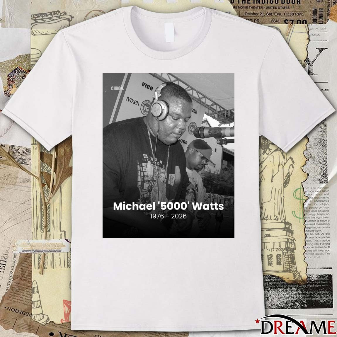 Rest In Peace Michael 5000 Watts 1976 – 2026 Poster t-shirt