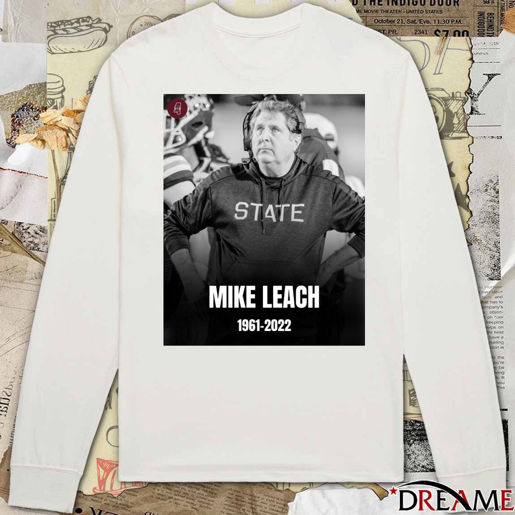 Rest In Peace Mike Leach College Football Coach 1961 – 2022 Poster t-shirt
