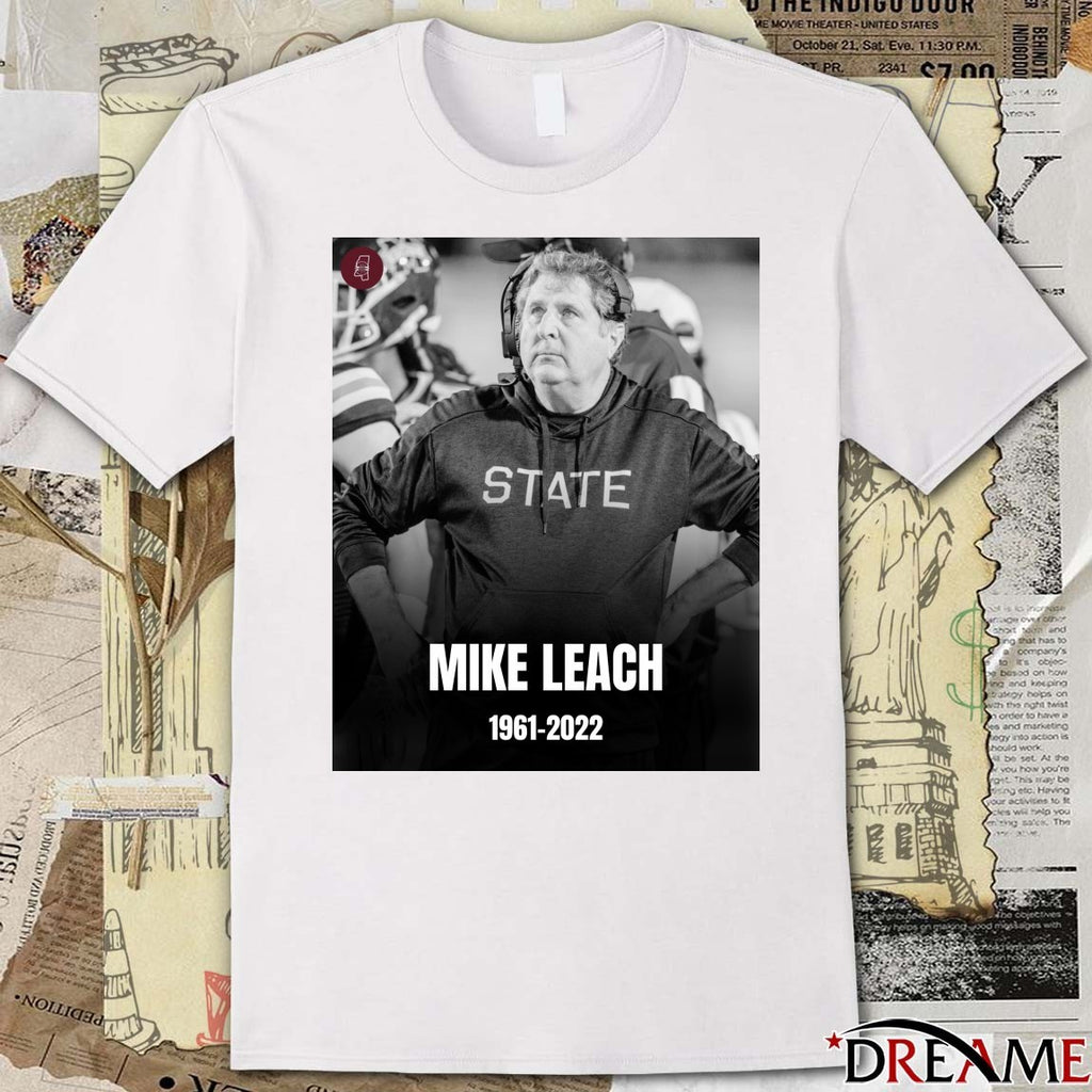 Rest In Peace Mike Leach College Football Coach 1961 – 2022 Poster t-shirt