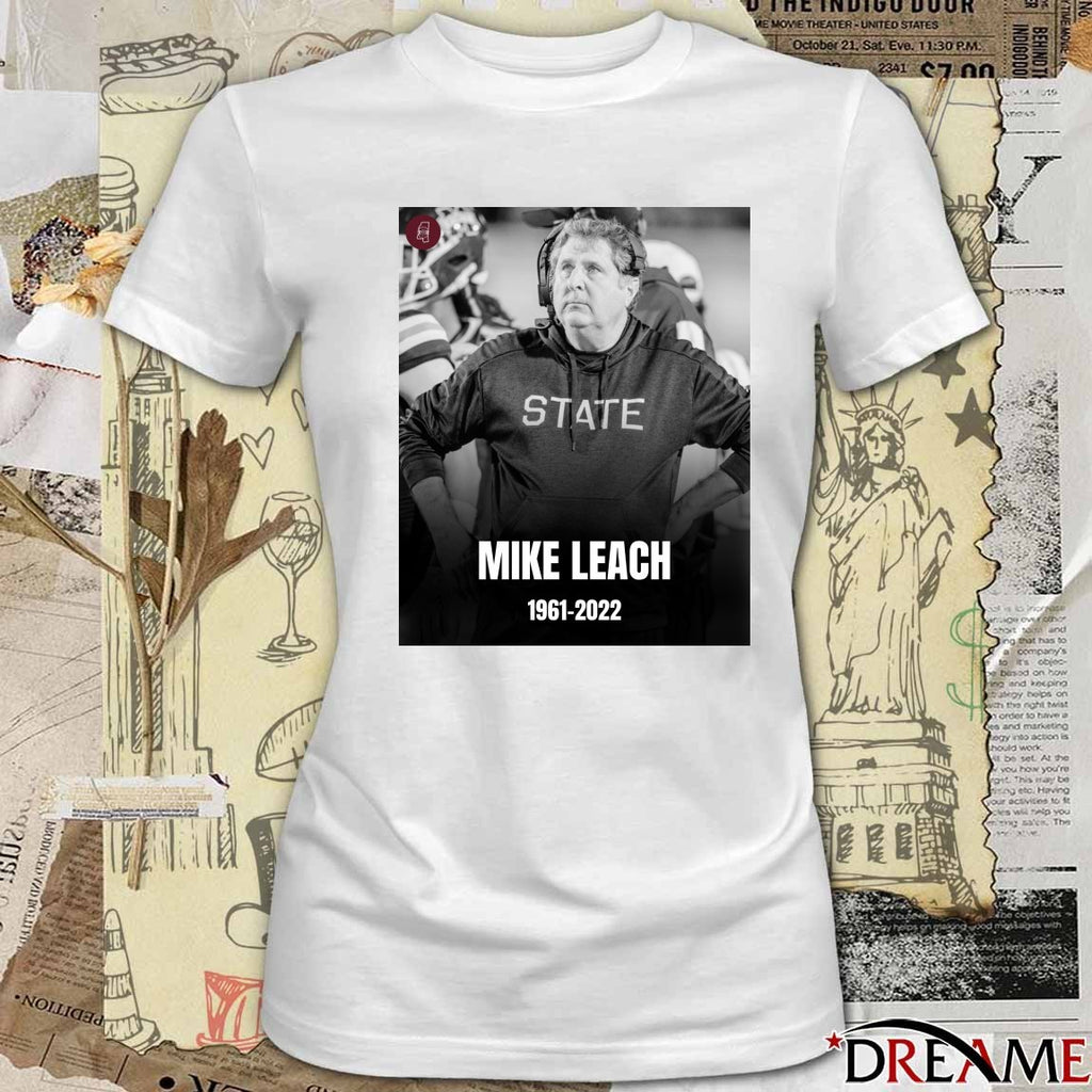 Rest In Peace Mike Leach College Football Coach 1961 – 2022 Poster t-shirt