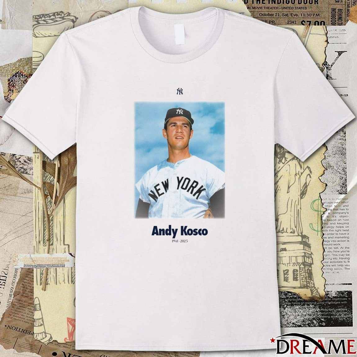 Rest In Peace New York Yankees Andy Kosco 1941 – 2025 Poster t-shirt