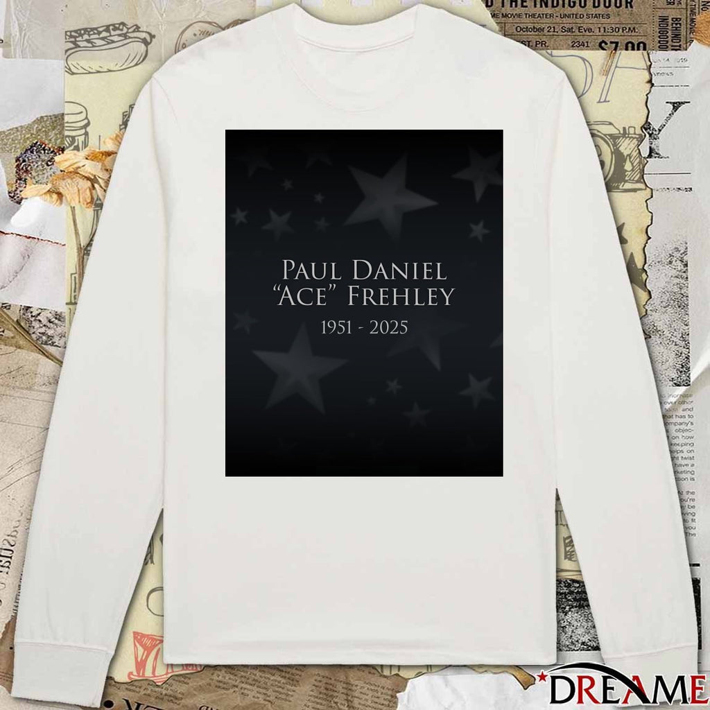 Rest In Peace Paul Daniel ACE Frehley 1951 – 2025 The Bradford Exchange Poster t-shirt