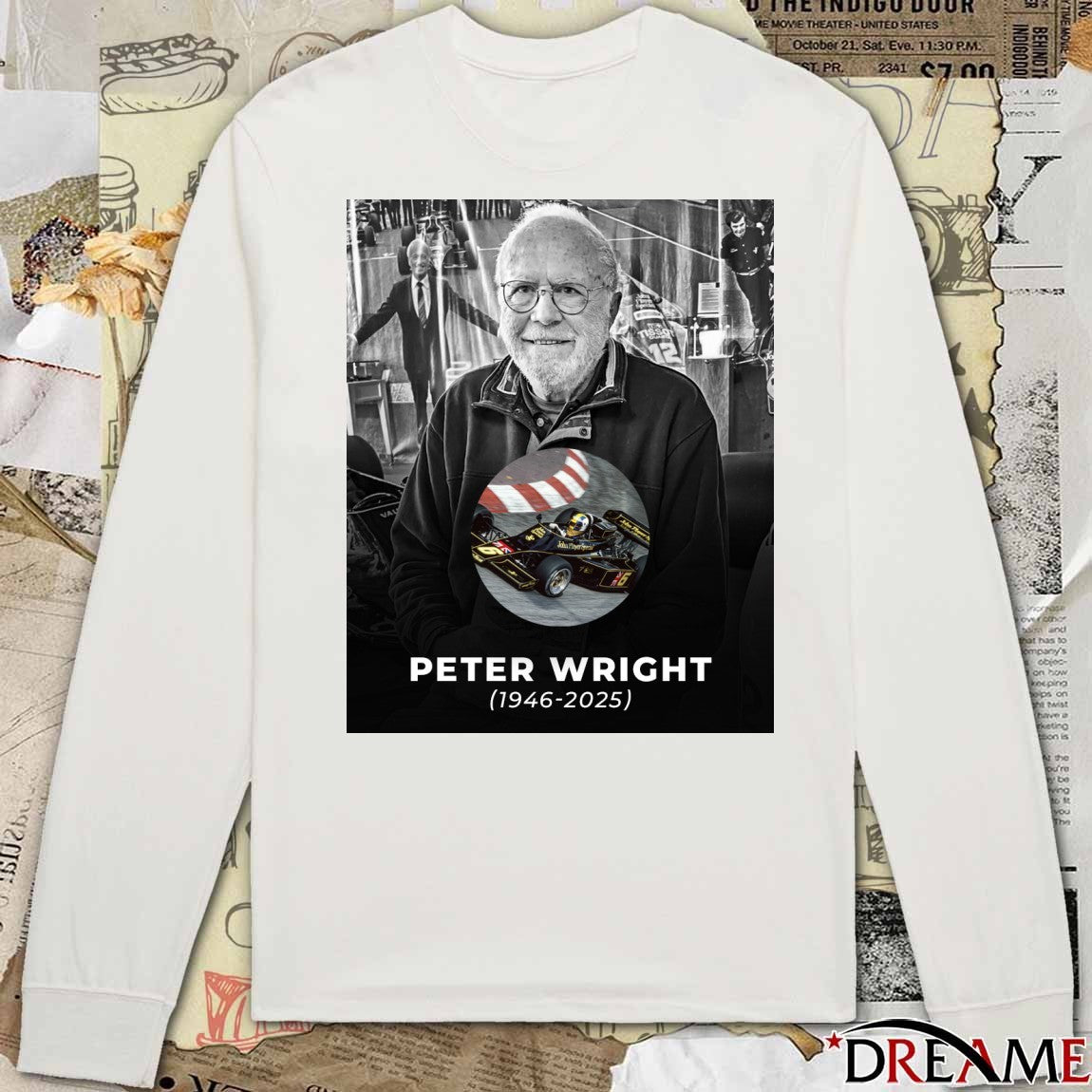 Rest In Peace Peter Wright Has Sadly Passed Away 1946 – 2025 Autosport Poster t-shirt