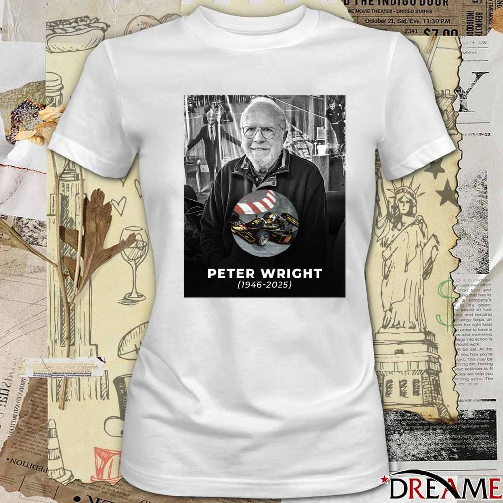 Rest In Peace Peter Wright Has Sadly Passed Away 1946 – 2025 Autosport Poster t-shirt