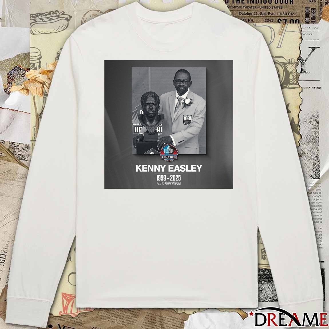 Rest In Peace Pro Football Hall of Famer Kenny Easley 1959 – 2025 Poster t-shirt