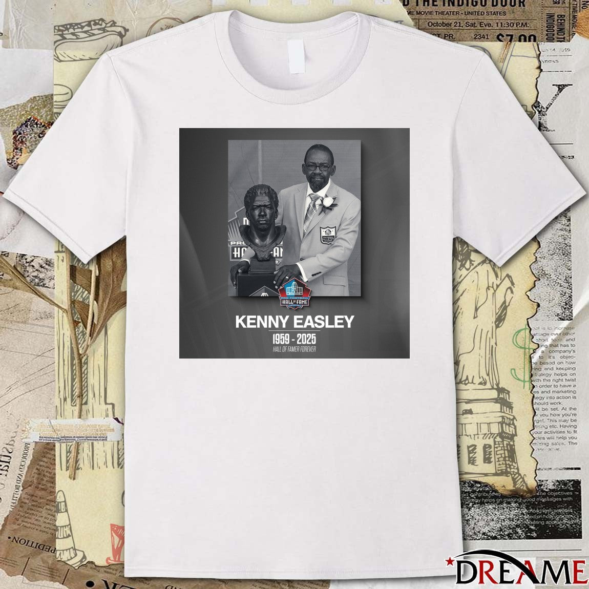 Rest In Peace Pro Football Hall of Famer Kenny Easley 1959 – 2025 Poster t-shirt