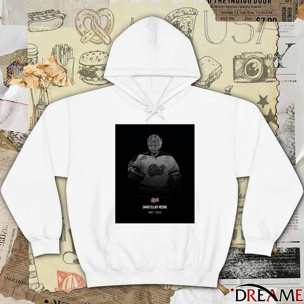 Rest In Peace Regina Pats Hockey Club David Elliot Reekie 1987 – 2025 Poster t-shirt