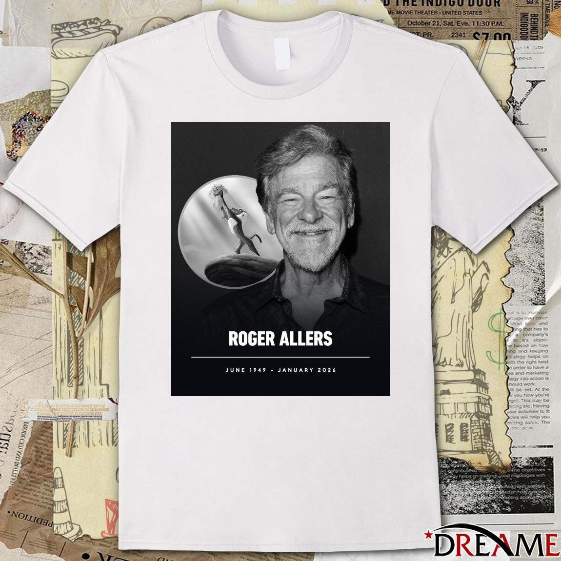 Rest In Peace Roger Allers June 1949 – January 2026 Poster t-shirt