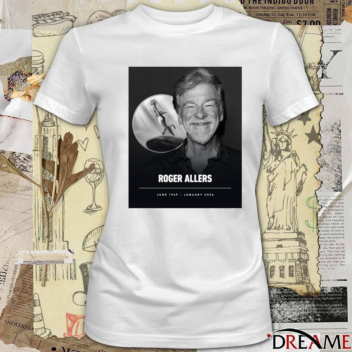 Rest In Peace Roger Allers June 1949 – January 2026 Poster t-shirt