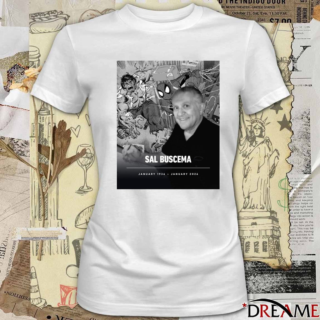 Rest In Peace Sal Buscema January 1936 – January 2026 Poster t-shirt