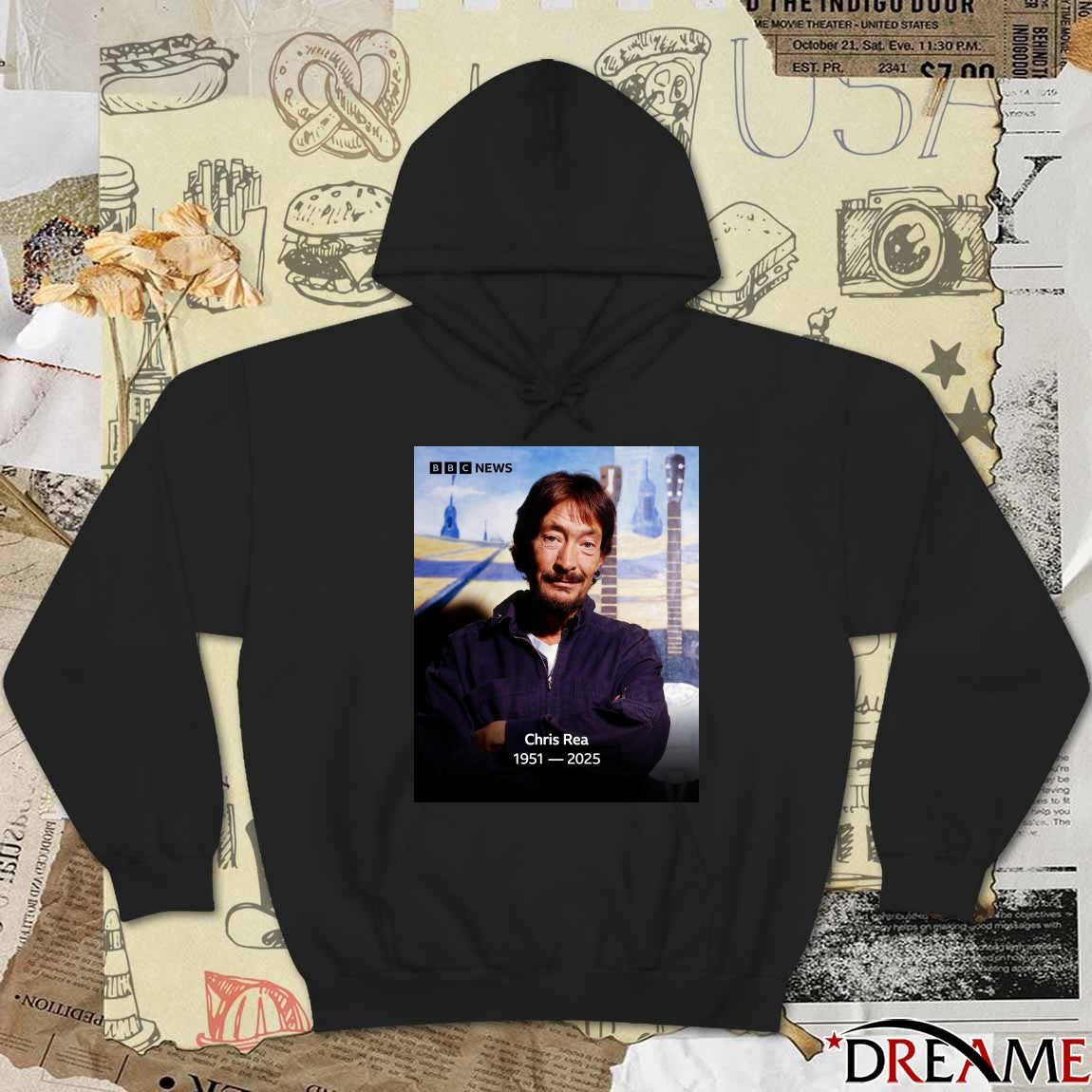 Rest In Peace Singer Chris Rea Has Died Aged 74 1951 – 2025 Poster t-shirt