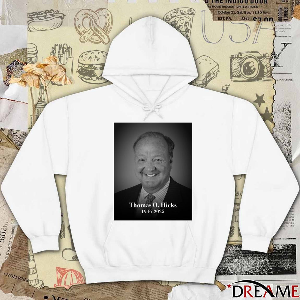 Rest In Peace Thomas O. Hicks 1946 – 2025 Texas Rangers Poster t-shirt