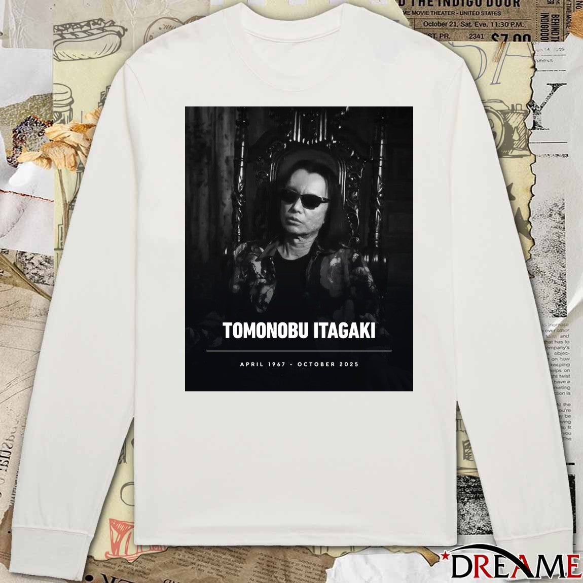 Rest In Peace Tomonobu Itagaki April 1967 – October 2025 Poster t-shirt