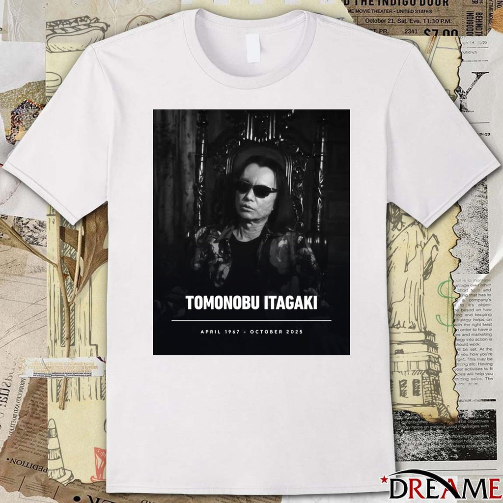 Rest In Peace Tomonobu Itagaki April 1967 – October 2025 Poster t-shirt