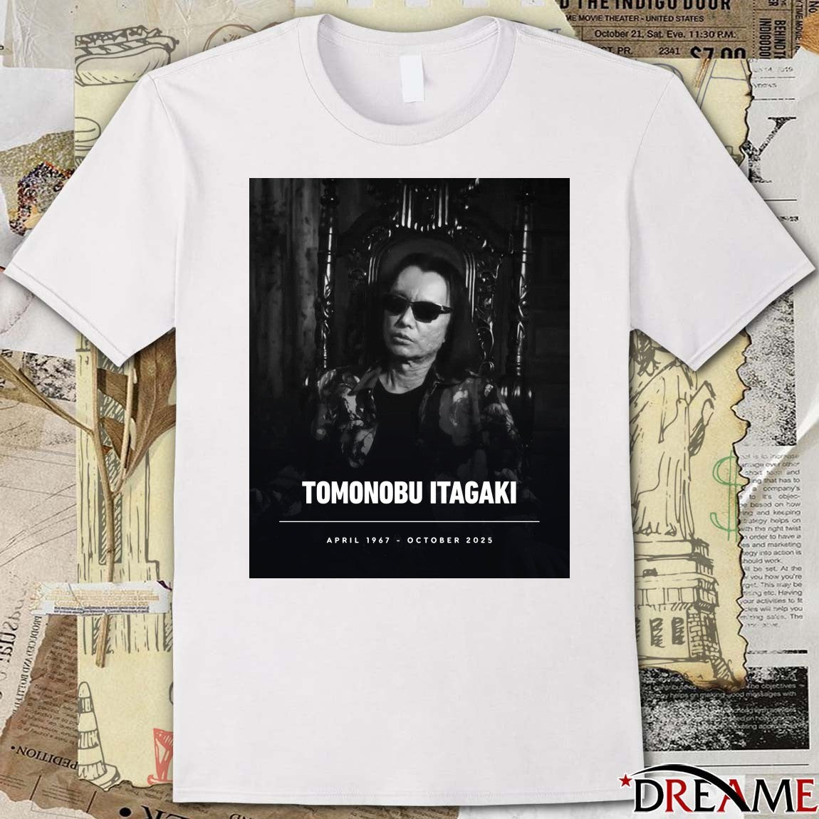 Rest In Peace Tomonobu Itagaki April 1967 – October 2025 Poster t-shirt