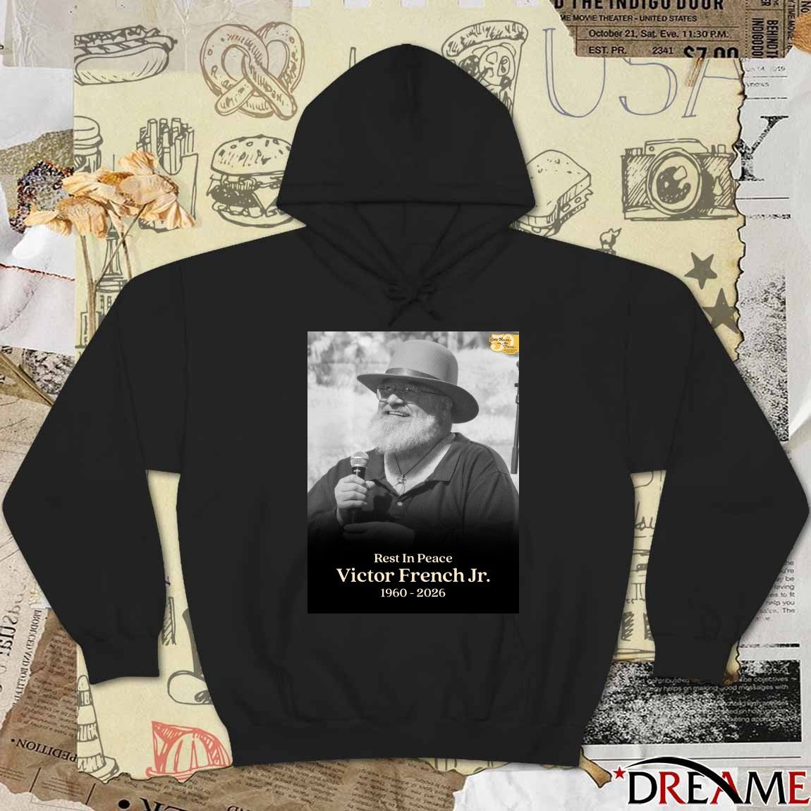 Rest In Peace Victor French Jr. 1960 – 2026 Poster t-shirt