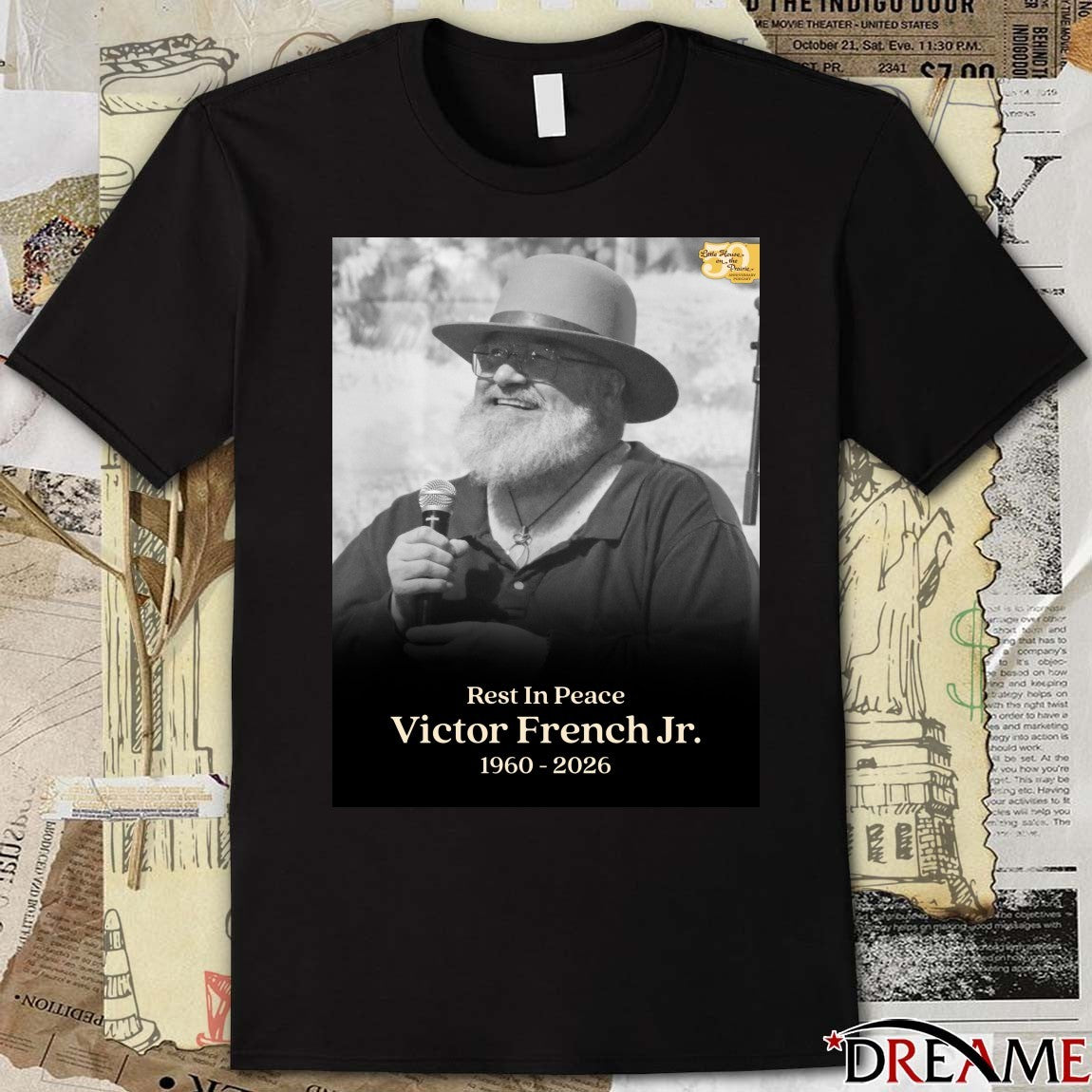 Rest In Peace Victor French Jr. 1960 – 2026 Poster t-shirt