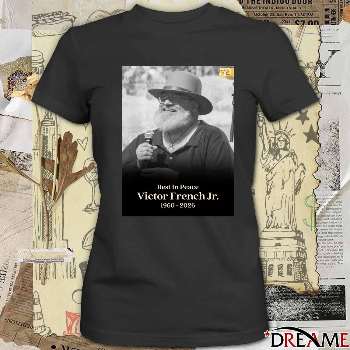 Rest In Peace Victor French Jr. 1960 – 2026 Poster t-shirt