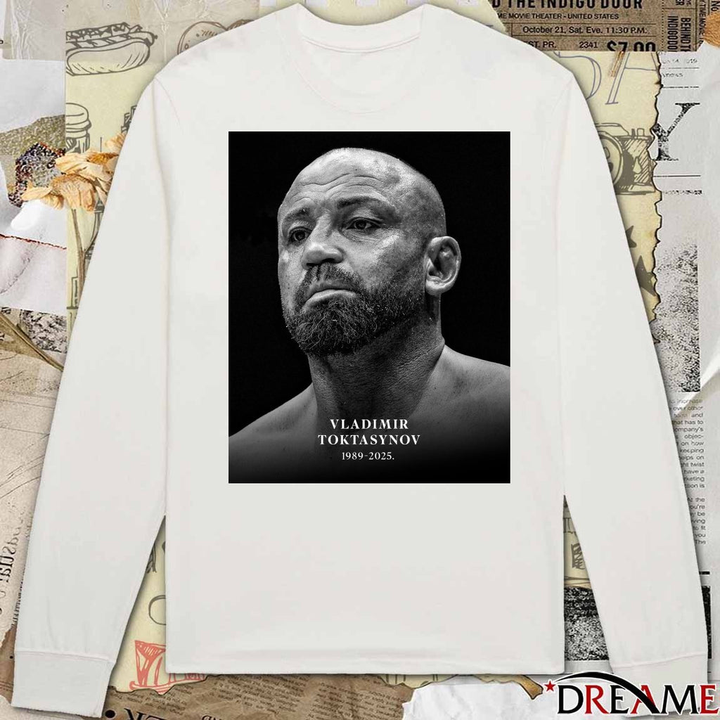 Rest In Peace Vladimir Toktasynov 1989-2025 Glory Kickboxing Poster t-shirt