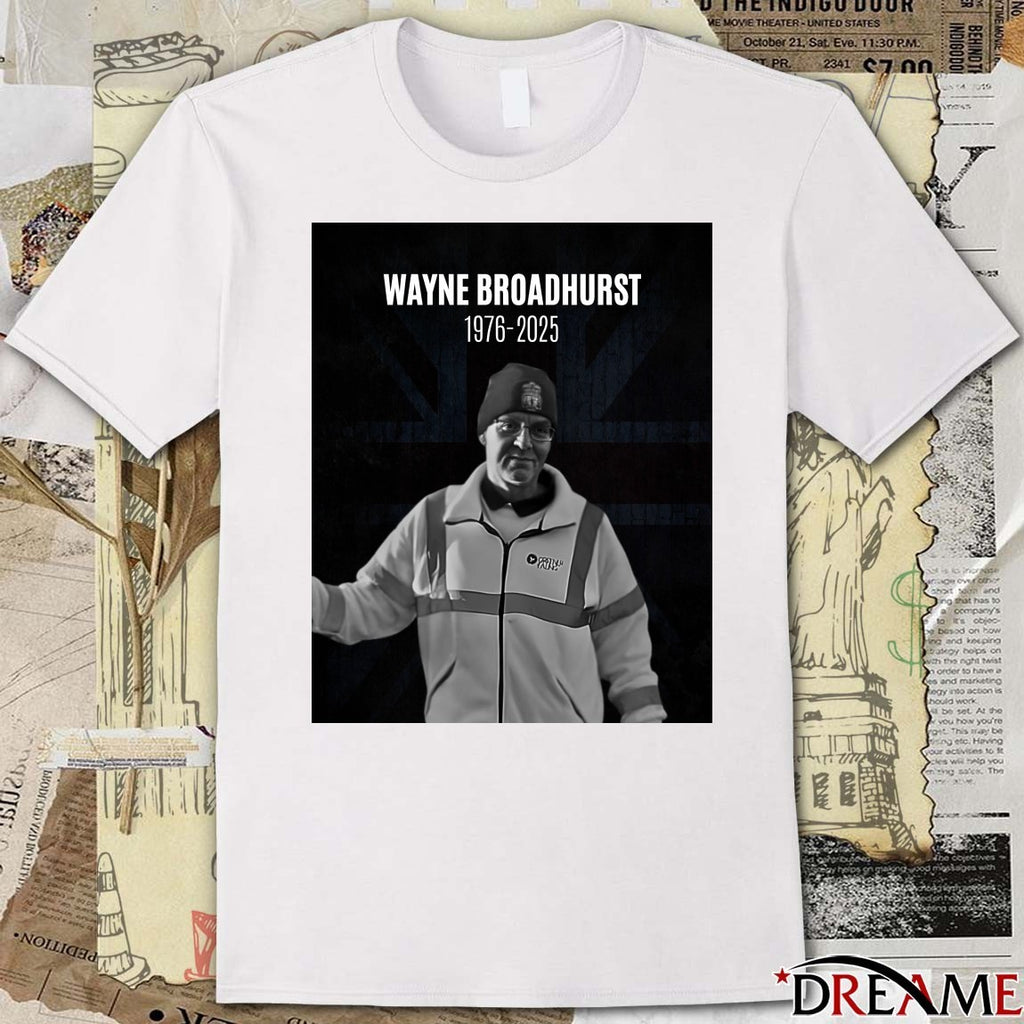 Rest In Peace Wayne Broadhurst 1976 – 2025 Visegrád24 Poster t-shirt