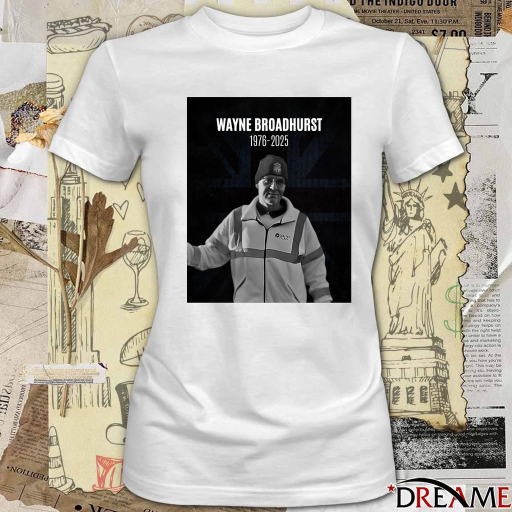 Rest In Peace Wayne Broadhurst 1976 – 2025 Visegrád24 Poster t-shirt