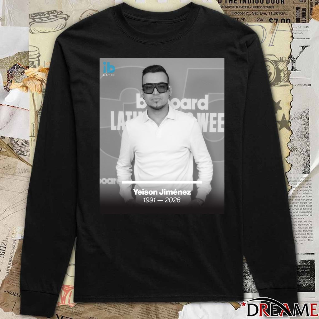 Rest In Peace Yeison Jimenez 1991 – 2026 Poster t-shirt
