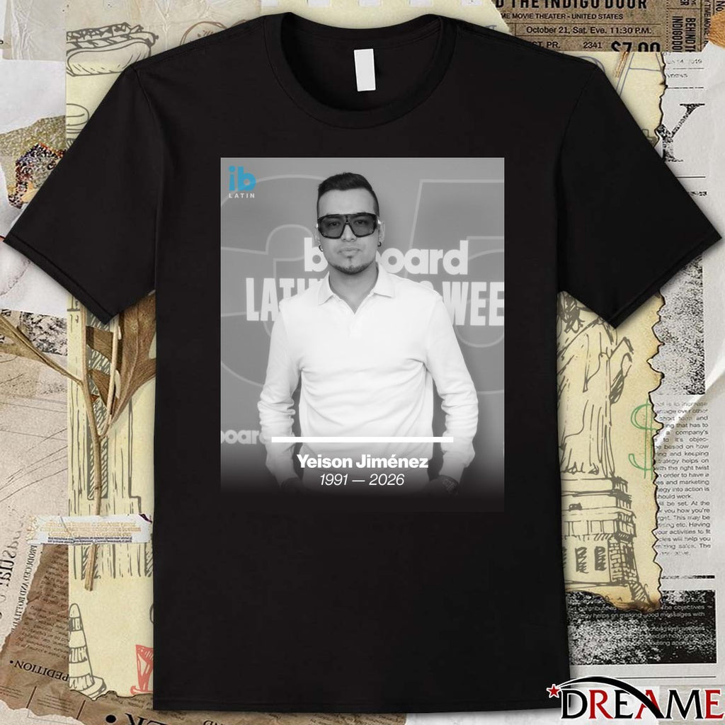 Rest In Peace Yeison Jimenez 1991 – 2026 Poster t-shirt
