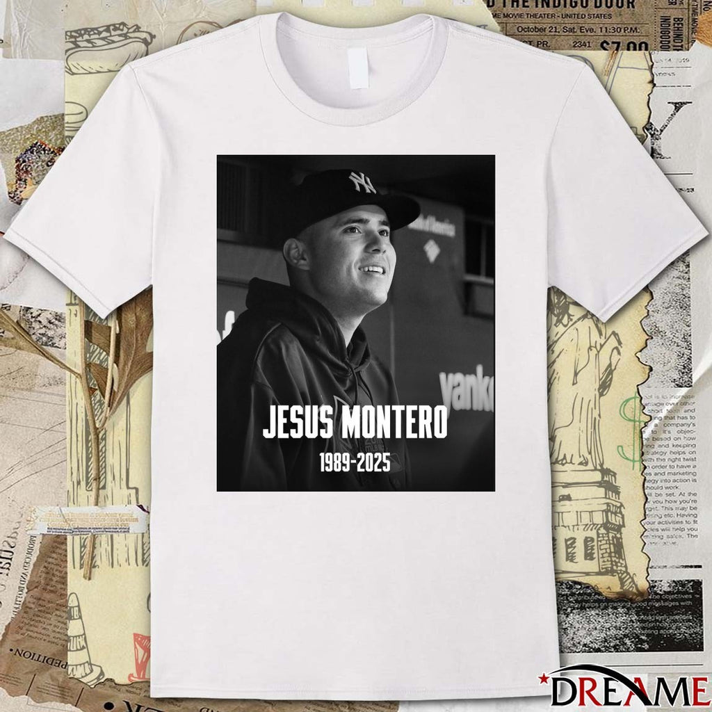 Rest In Peace former Yankees Catcher Jesus Montero 1989 – 2025 Bronx Bombs Poster t-shirt