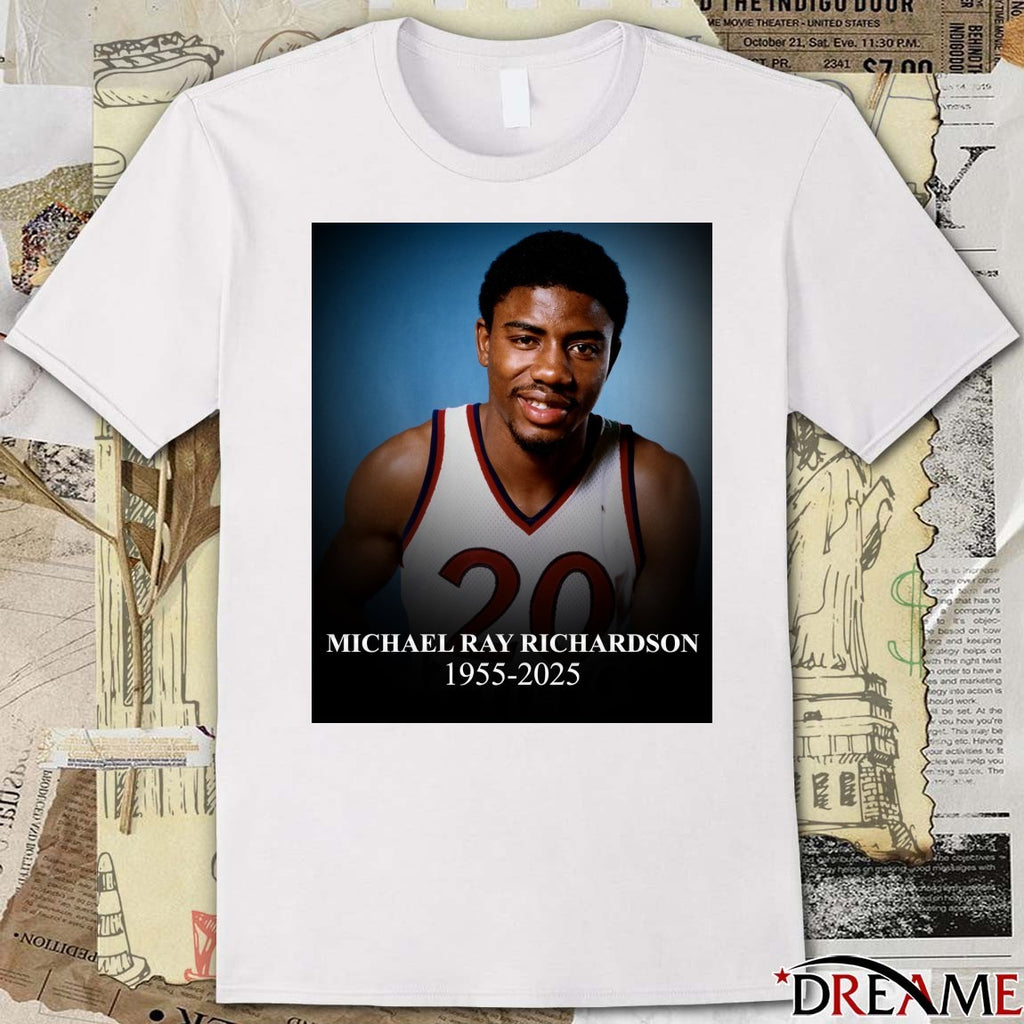 Rest In Peace four-time All-Star Michael Ray Richardson 1955-2025 Poster t-shirt
