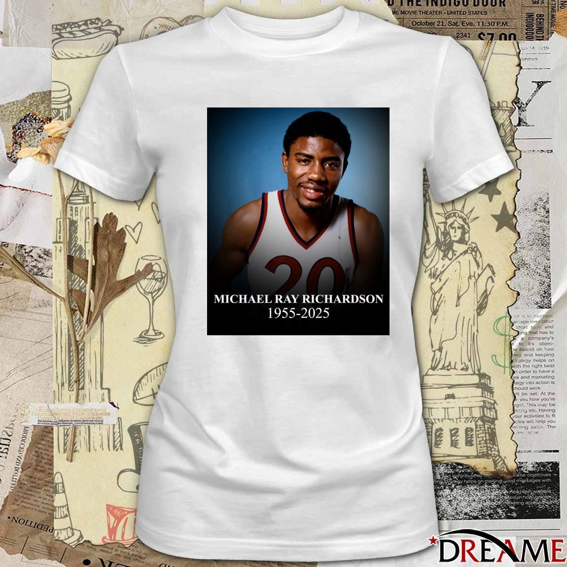 Rest In Peace four-time All-Star Michael Ray Richardson 1955-2025 Poster t-shirt
