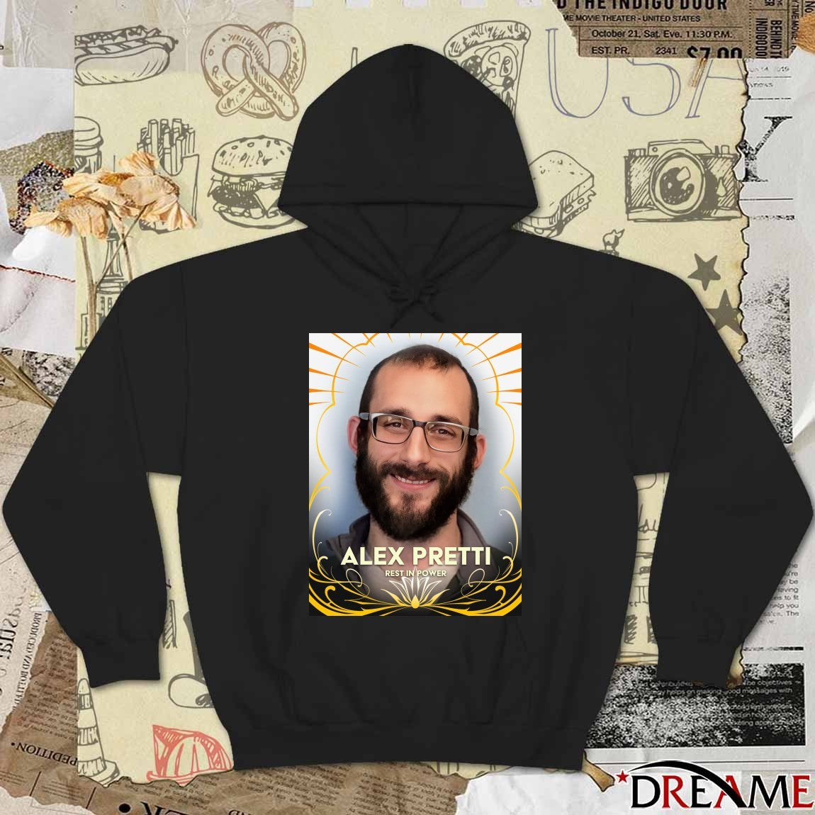 Rest In Power Alex Pretti Minneapolis 2026 Poster t-shirt