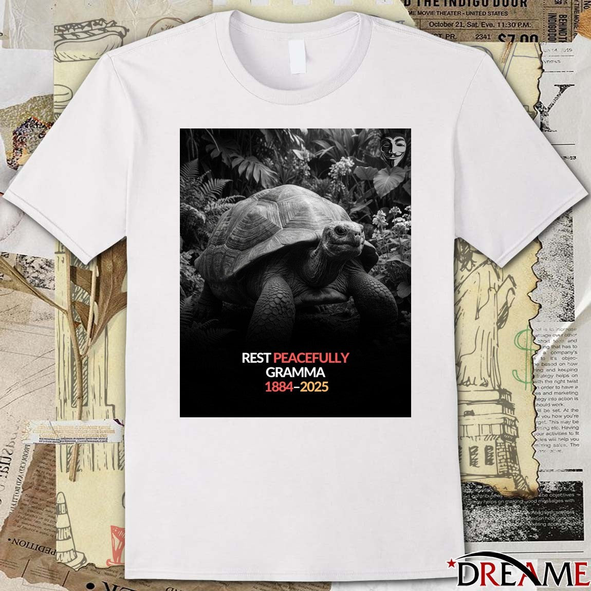 Rest Peacefully Gramma 1884-2025 t-shirt