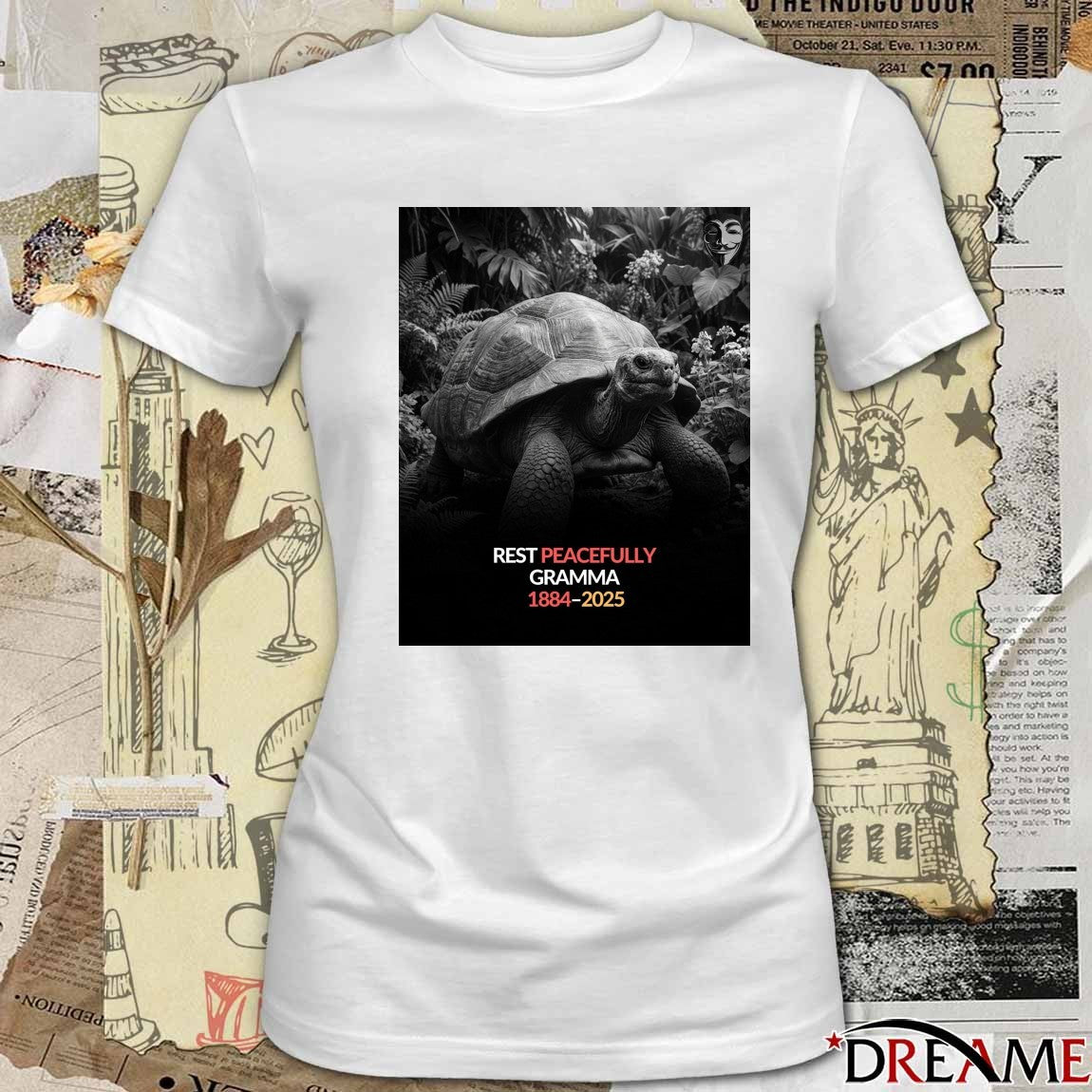 Rest Peacefully Gramma 1884-2025 t-shirt