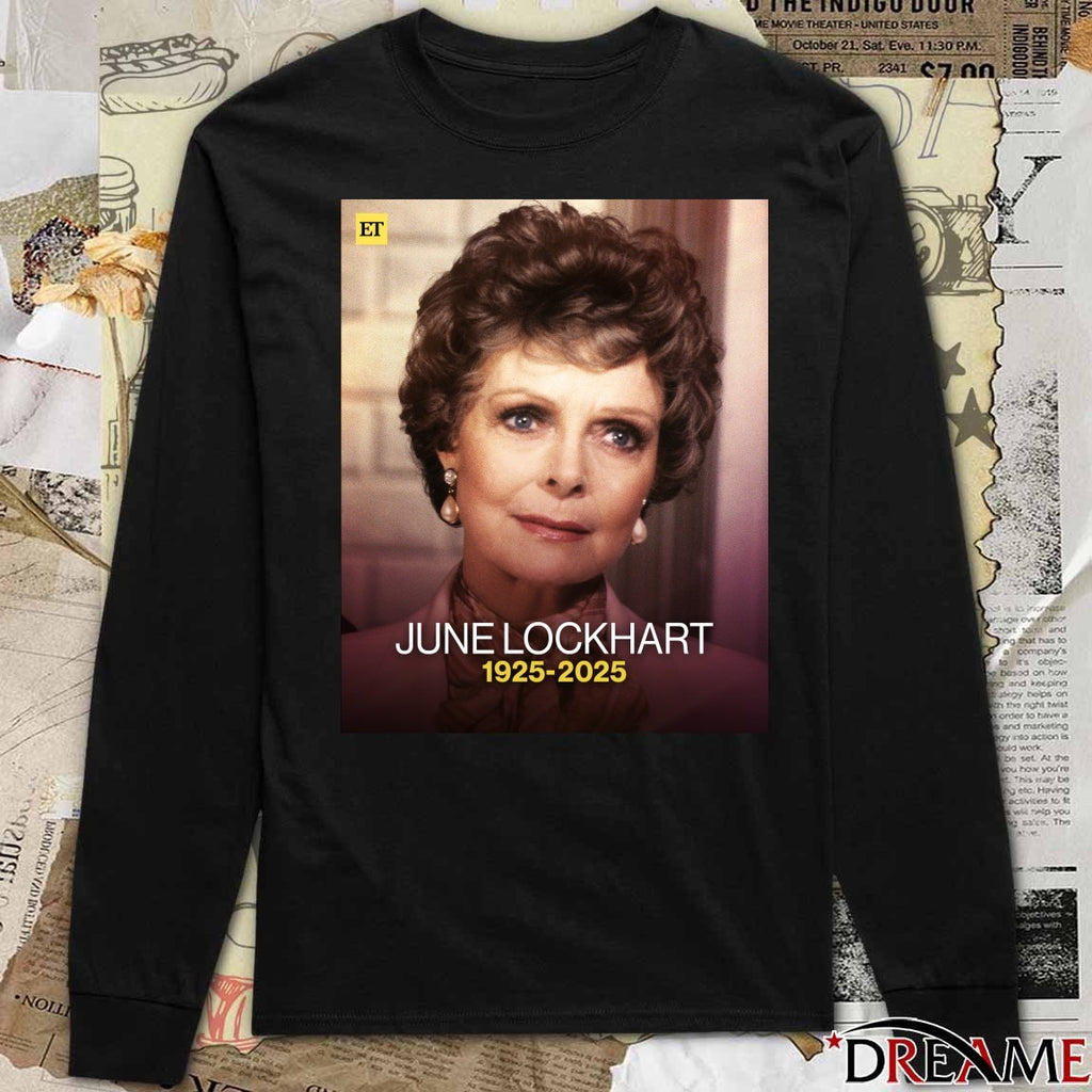 Rest in Peace June Lockhart 1925 – 2025 star of Lassie and Lost in Space Poster t-shirt